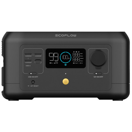 Przenośna stacja zasilania EcoFlow RIVER mini czarny black