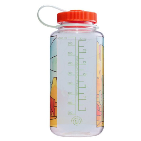 Butelka Nalgene Wide Mouth 1l Clear Stained Glass