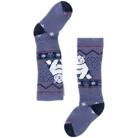 Skarpety Smartwool Kids' Wintersport Full Cushion Polar Bear niebieski