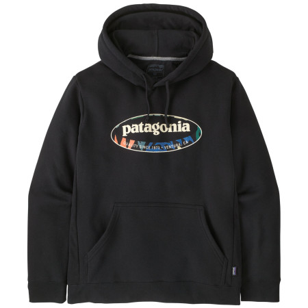Męska bluza Patagonia Men's '95 Oval Logo Uprisal Hoody czarny Black: Kaleido