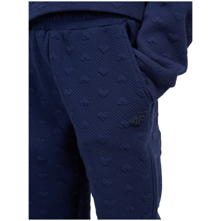 Dziecięce spodnie dresowe 4F Trousers Cas F1785 Navy