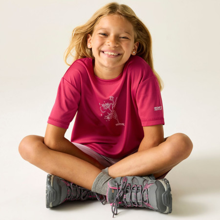T-shirt dziecięcy Regatta Aria Deep Pink