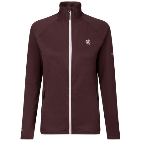 Bluza damska Dare 2b Lowline Full Zip Core Stretch bordowy Huckleberry