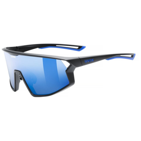 Okulary przeciwsłoneczne Uvex Skyryse czarny/niebieski BLACK MATT/MIR.BLUE