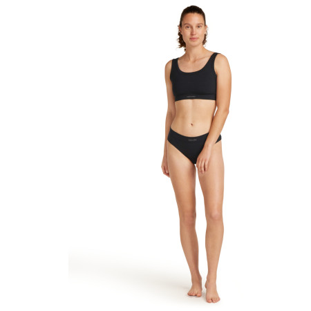 Sportowy biustonosz Icebreaker W Mer Rib Lotus Bra
