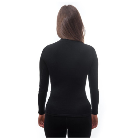 Damska koszulka Sensor Merino DF z zamkiem