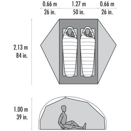 Ultralekki namiot MSR FreeLite 2