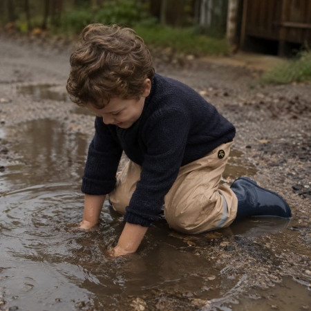 Spodnie nieprzemakalne dziecięce DucKsday Rainpants Londen/sand
