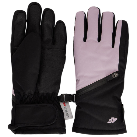 Rękawiczki dziecięce 4F Gloves Fnk U231 Light Violet czarny/fioletowy Light Violet