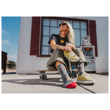 Skarpety damskie Darn Tough Shroom Bloom Crew Lightweight