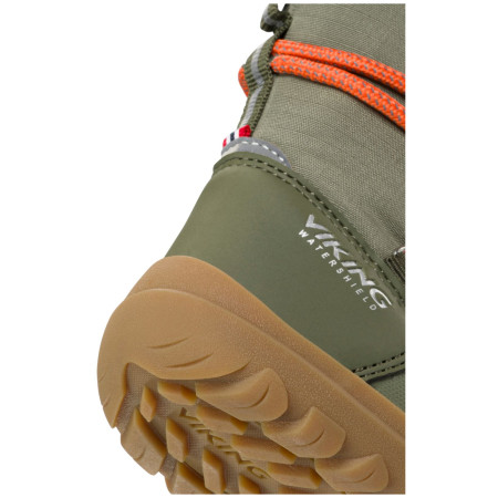 Dziecięce buty zimowe Viking Outdoor Footwear Birch Barefoot Warm WP Pull-on Olive