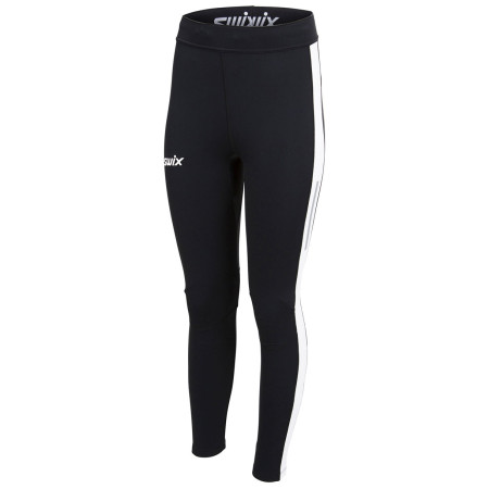 Damskie spodnie Swix Focus Warm W czarny Black/BrightWhite