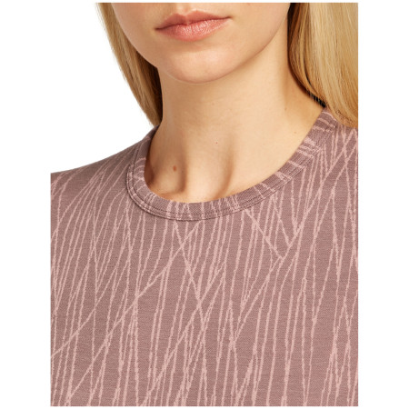 Damska koszulka Icebreaker Women Merino 260 Tech Vertex LS Crewe Delta Lines AOP