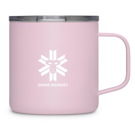 Kubek termiczny Snow Monkey Booster różowy lila