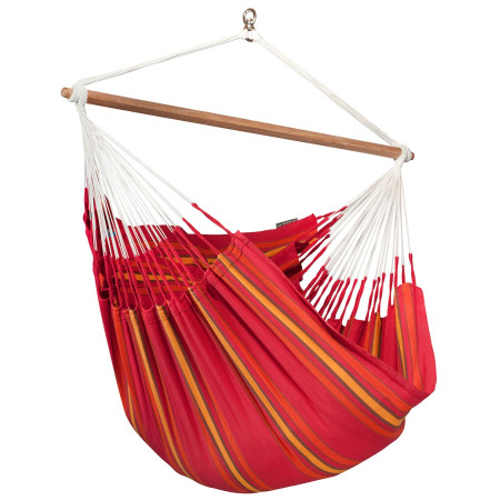 Fotel hamakowy La Siesta Currambera Lounger czerwony Cherry