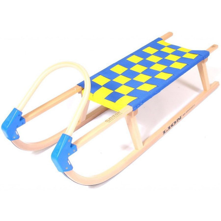 Sanki Yate Lavina 125 cm niebieski/żółty