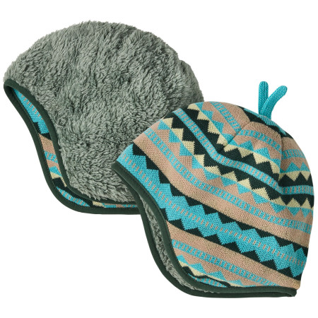 Czapka dziecięca Patagonia Baby Reversible Beanie szary Diamond Stripe: Snowmelt Blue