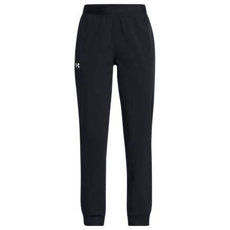 Dziecięce spodnie dresowe Under Armour UA Rival Woven Jogger Black