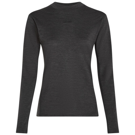 Damska koszulka Icebreaker Women 200 MerinoFine™ Ace LS Mock Neck ciemnoszary Jet Hthr-011