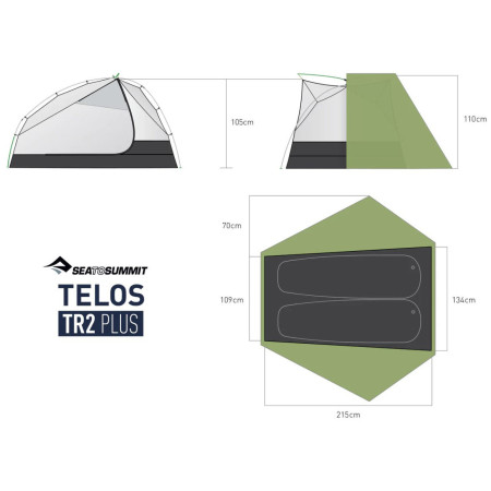 Ultralekki namiot Sea to Summit Telos TR2 Plus