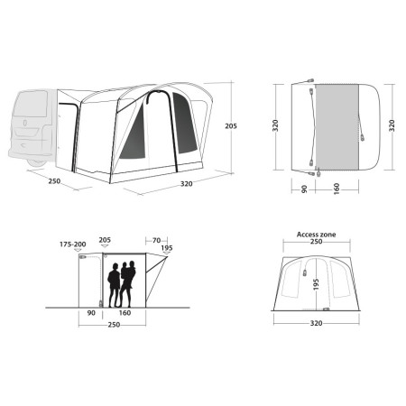 Namiot samochodowy Outwell Fresno
