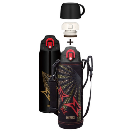 Termos dziecięcy Thermos Active 1l czarny Black