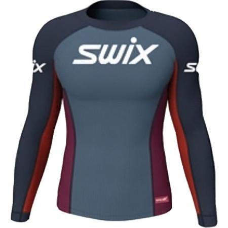 Koszulka męska Swix RaceX niebieski/czerwony Dark Navy/Rhubarb Red