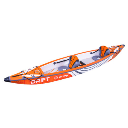 Nadmuchiwany kajak Zray Drift pomarańczowy White/Orange