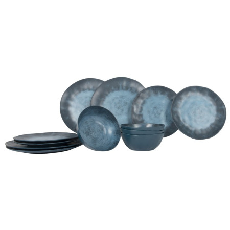 Zestaw naczyń Gimex Tableware dark blue 12 pcs