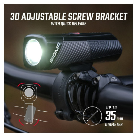 Przednia lampka Sigma Buster 800