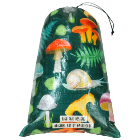 Pokrowiec High Tail Designs Drawstring Stuff Sack Forest Mushroom zielony Forest Mushroom
