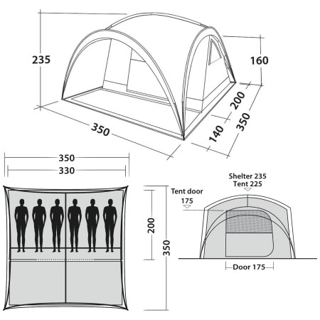 Namiot imprezowy Easy Camp Camp Shelter