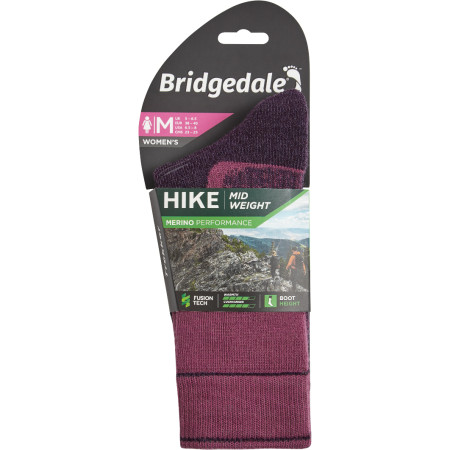 Damskie skarpety Bridgedale Hike MW MP Boot