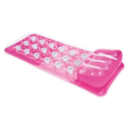 Nadmuchiwany leżak Intex 18-Pocket Fashion Mats 58890EU różowy