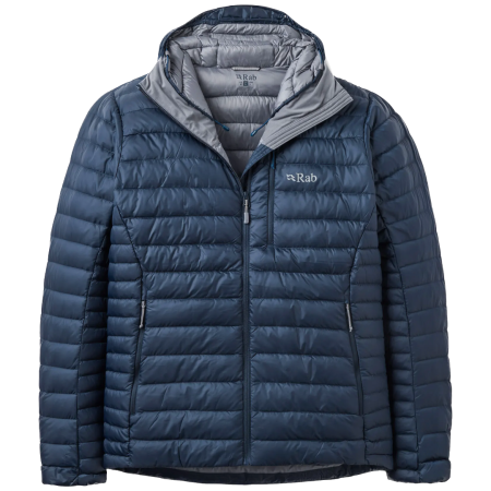 Kurtka męska Rab Microlight Alpine Down Hoody niebieski Galaxy Blue