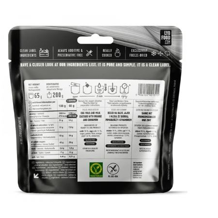 Deser Lyo food Crema Catalana