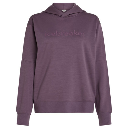 Bluza damska Icebreaker W Mer 360 RealFleece Elemental LS Hood fioletowy Grey Plum