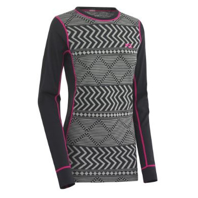 Koszulka damska Kari Traa Kryss LS zarys Ebony