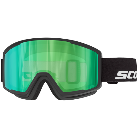 Gogle narciarskie Scott Goggle Trace Pro Compact czarny/zielony black/green chrome S2