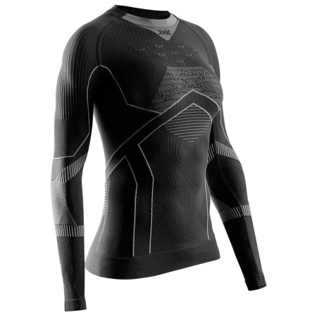 Damska koszulka X-Bionic Energy Accumulator Light Shirt Ls czarny X BLACK/LIGHT GREY