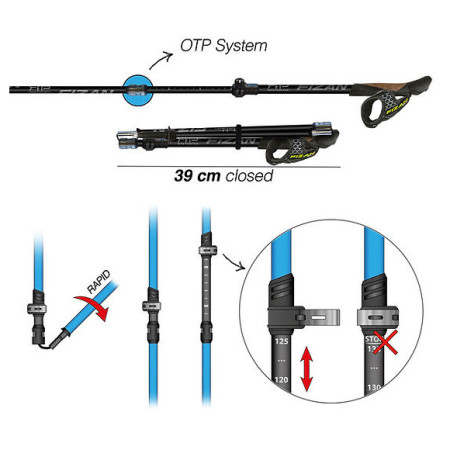 Kije trekingowe Fizan RFP Trail/NW