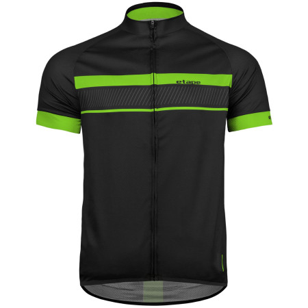 Męska koszulka kolarska Etape Dream 2.0 czarny/zielony black / green