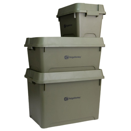 Organizer Ridge Monkey Armoury Stackable Storage Box 36 Litre