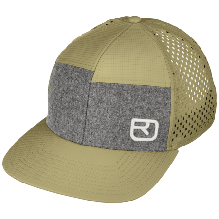 Bejsbolówka Ortovox Logo Air Trucker Cap zielony Wild Herbs