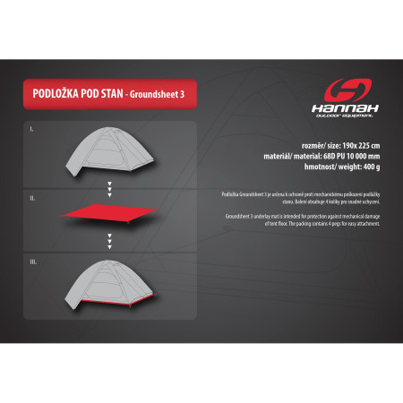 Mata namiotowa Hannah Groundsheet 3 (2022)