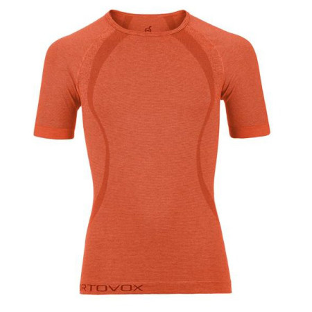 Męska koszulka Ortovox Merino Comp. Cool pomarańczowy CrazyOrange