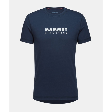 Koszulka męska Mammut Core T-Shirt Men Logo 2023 ciemnoniebieski marine5118