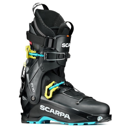 Buty skiturowe Scarpa F1 XT niebieski/żółty Carbon-Yellow