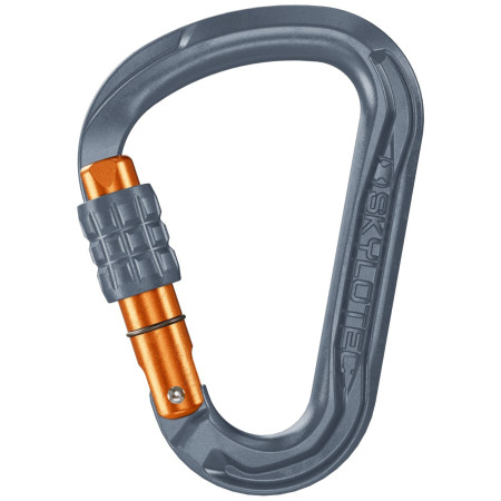 Karabinek Skylotec Leger SG (screw gate) szary/pomarańczowy Grey/Orange