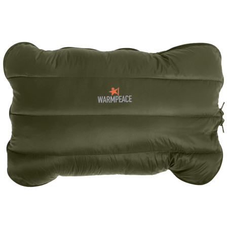 Poduszka puchowa Warmpeace Puchowa poduszka na zamek zielony Olive